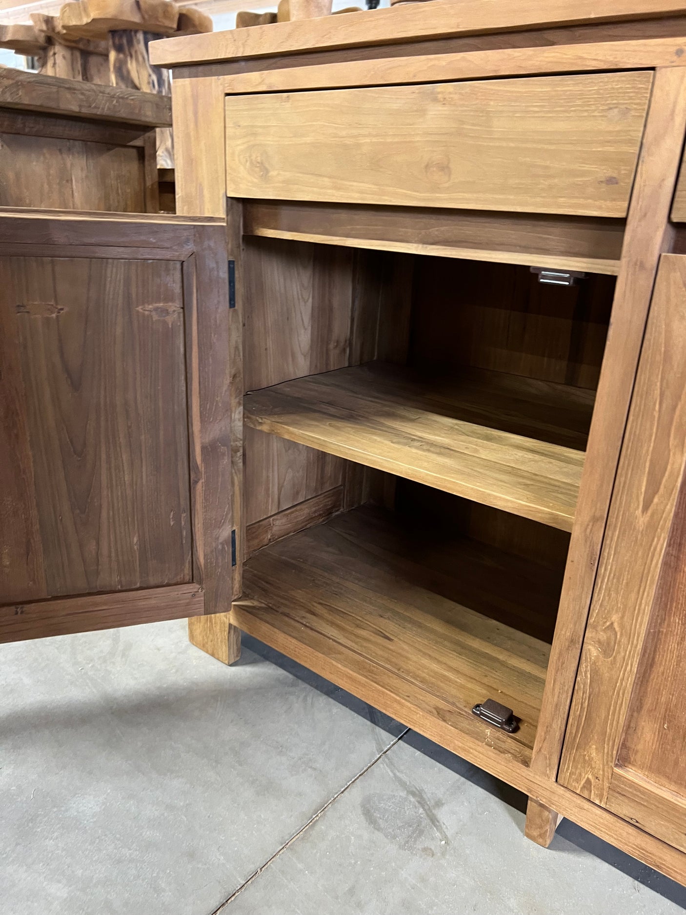 Teak-Sideboard - 130x50x90cm