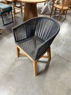 Rope-Stuhl dickes Bein - 57x56x77cm