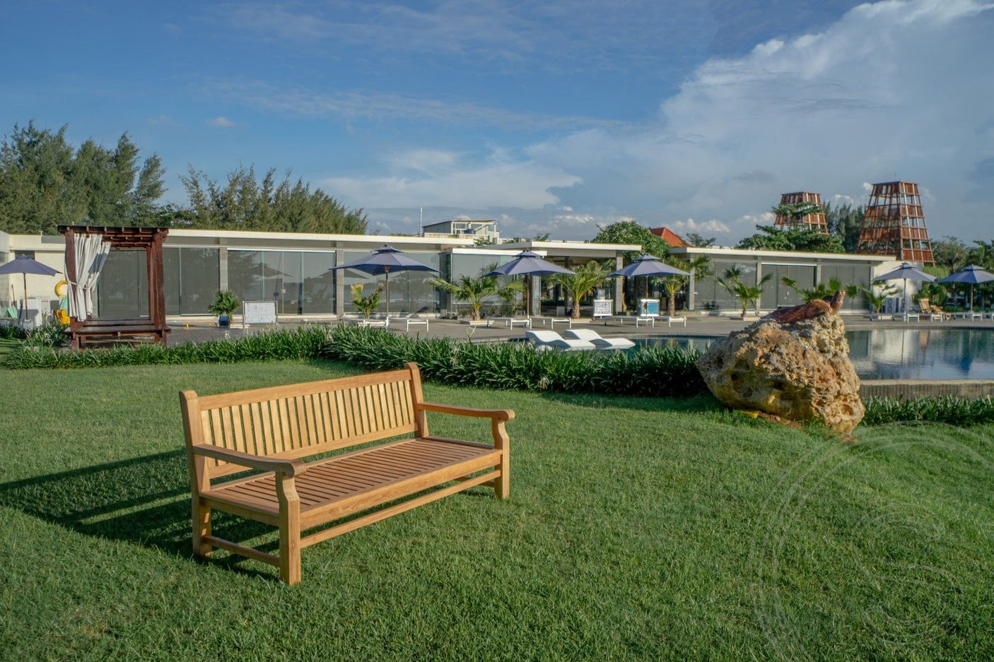 Lounge Gartenbank 200cm Mammut