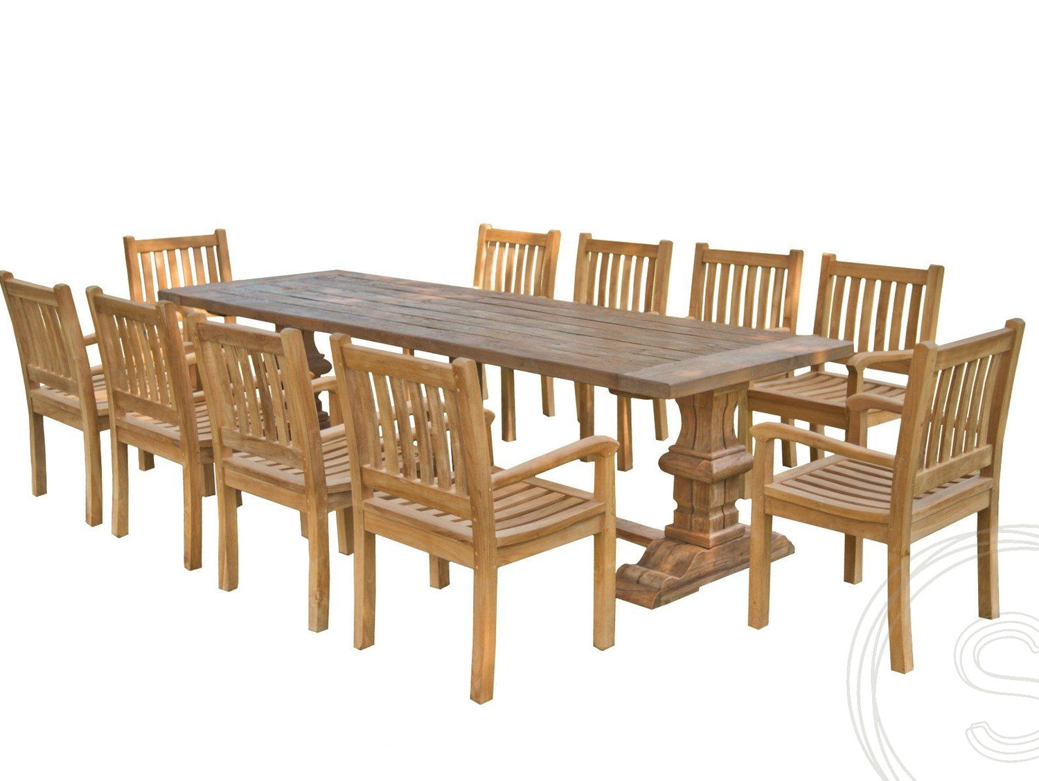 Klooster tuintafel 250 x 100 - Souren Meubels