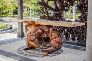 Baumstamm Stehtisch GIANT 300cm