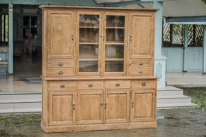 Teak Buffetschrank 220cm Rustikal