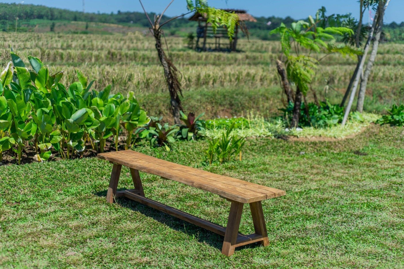 Teak Gartenbank Java 220