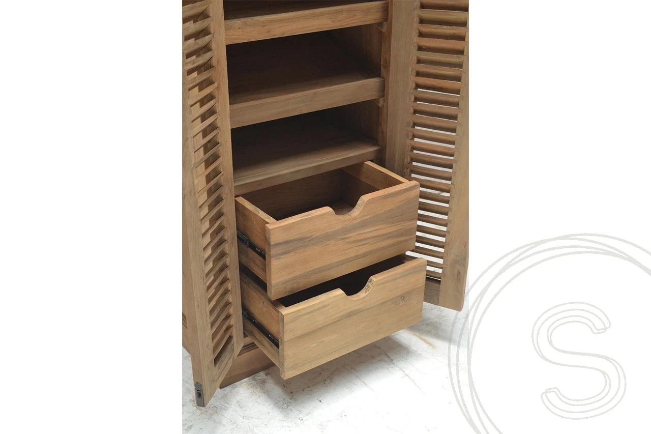 Teak Schuhschrank Java