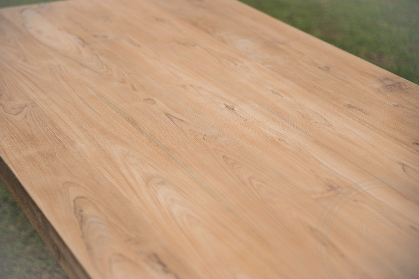 Teak Tisch 160x90 + 4 Stühle