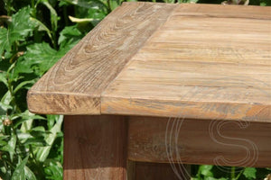 Teak Tisch 300 x 120 Rustikal