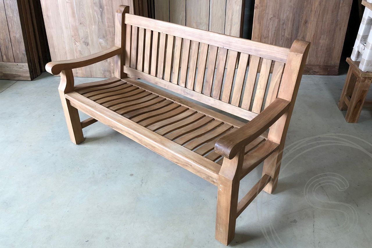 Teak Gartenbank 150cm Mammut