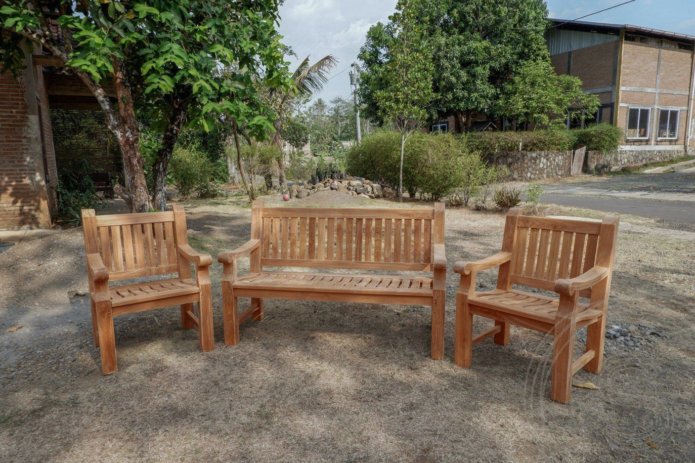 Teak Gartenbank 150cm Mammut