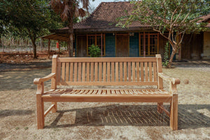 Teak Gartenbank 200cm Mammut
