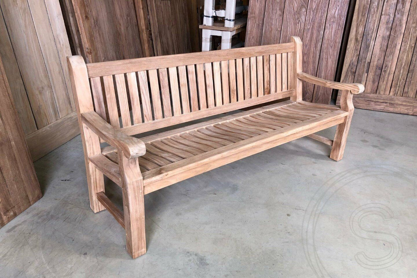 Teak Gartenbank 200cm Mammut