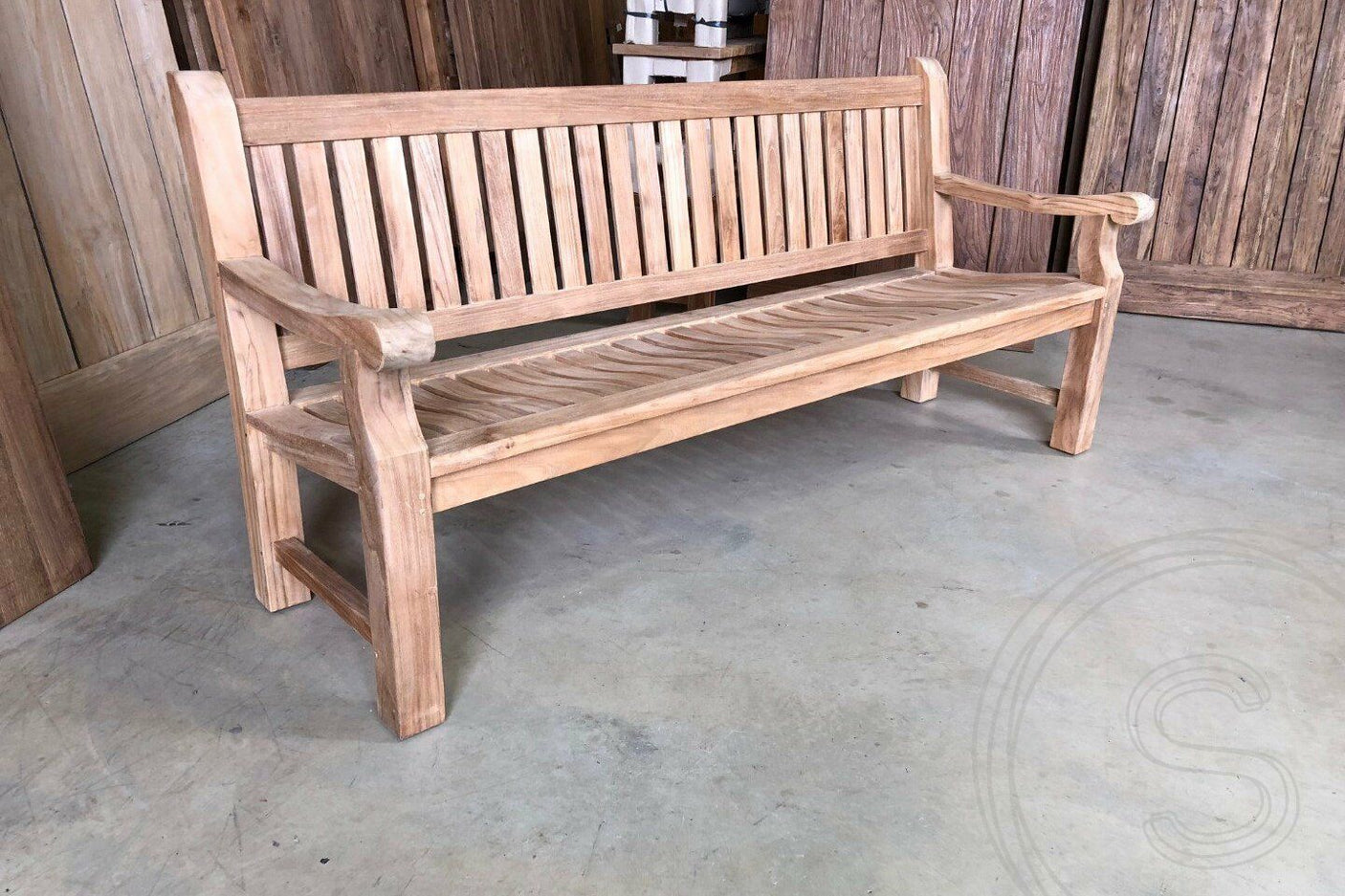 Teak Gartenbank 200cm Mammut