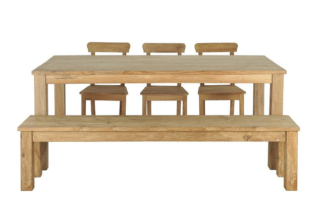 Teak bank 140cm - Souren Meubels