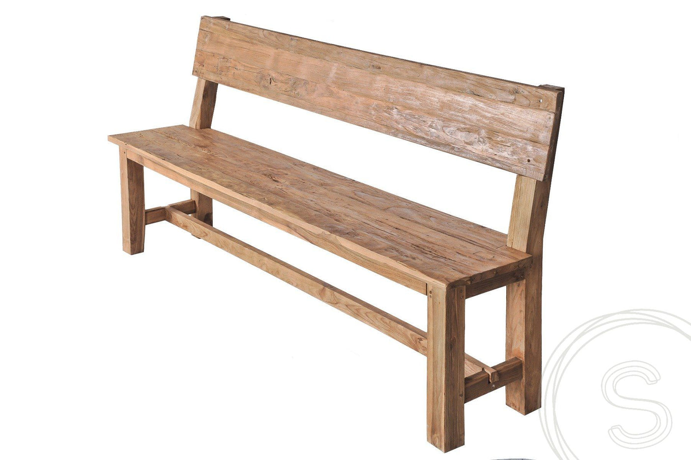 Teakholz Bank 180cm Sandaran