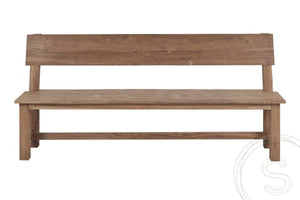 Teakholz Bank 180cm Sandaran