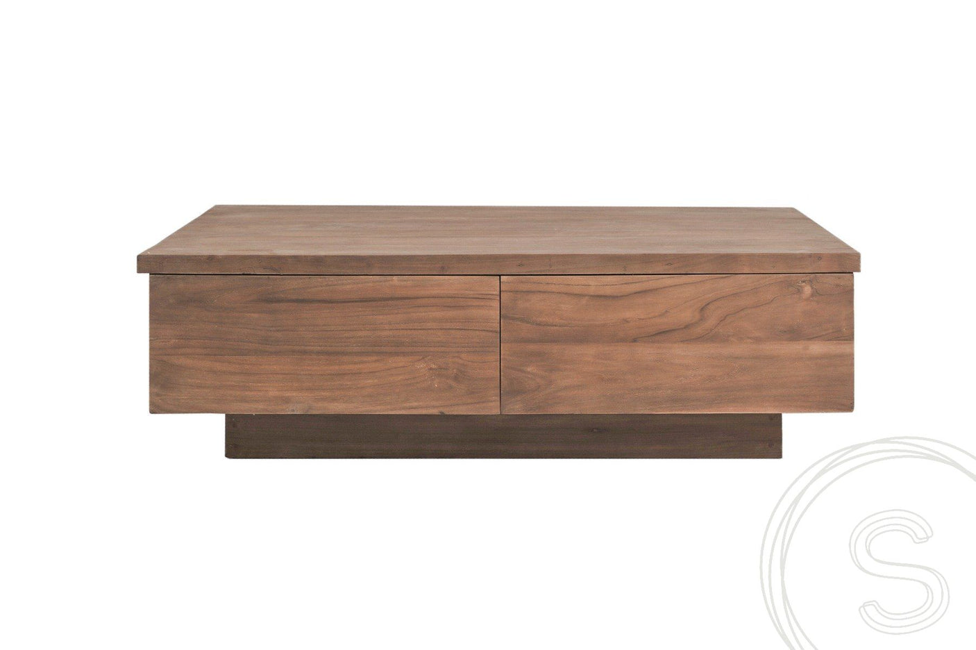 Teak Couchtisch Block 110x70cm