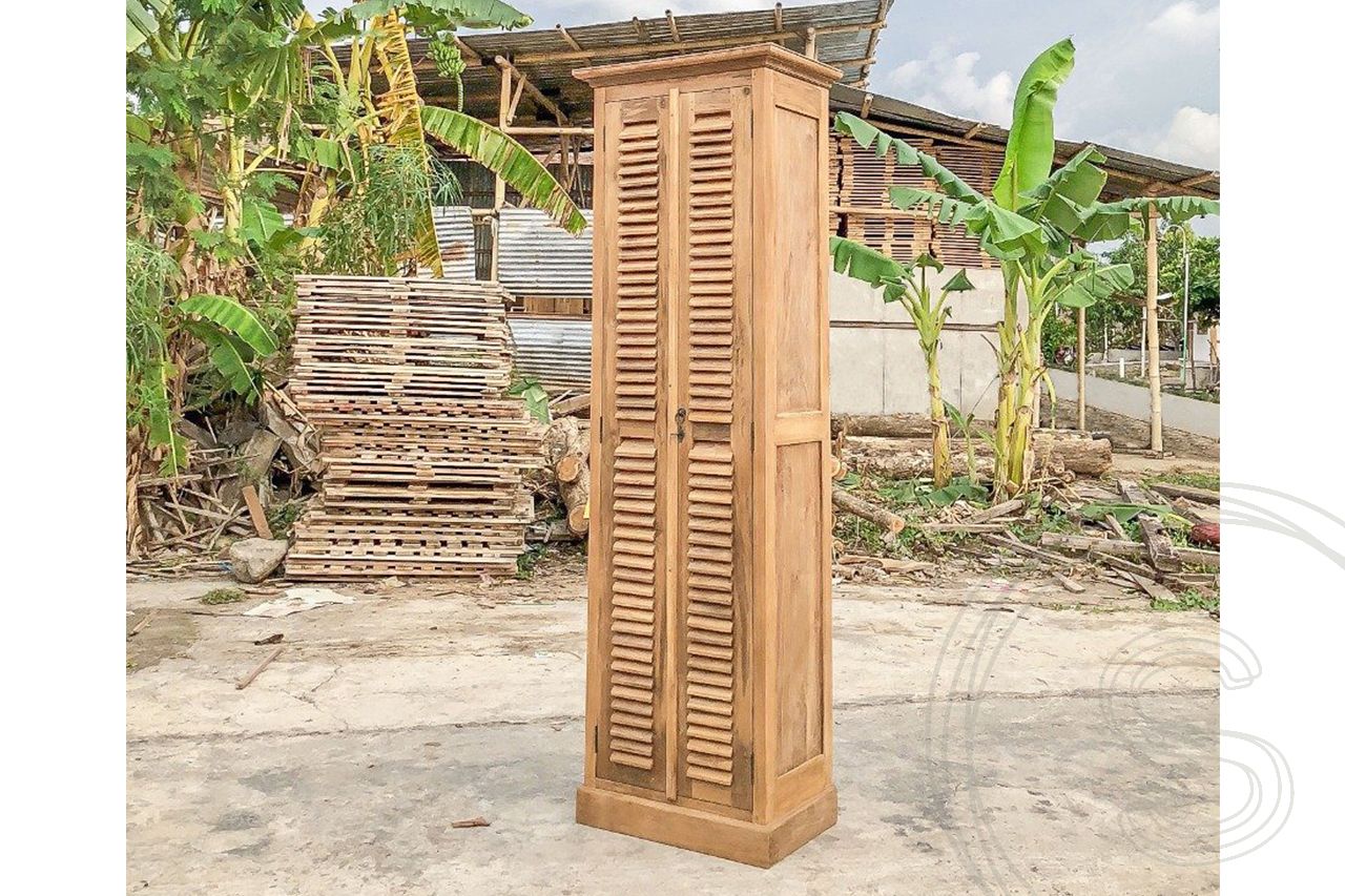 Teak Schuhschrank Java