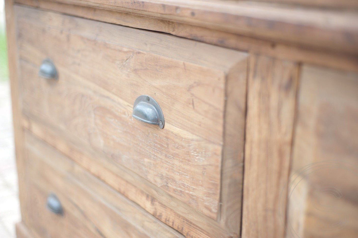 Teak Schrank 4T Rustikal Paris