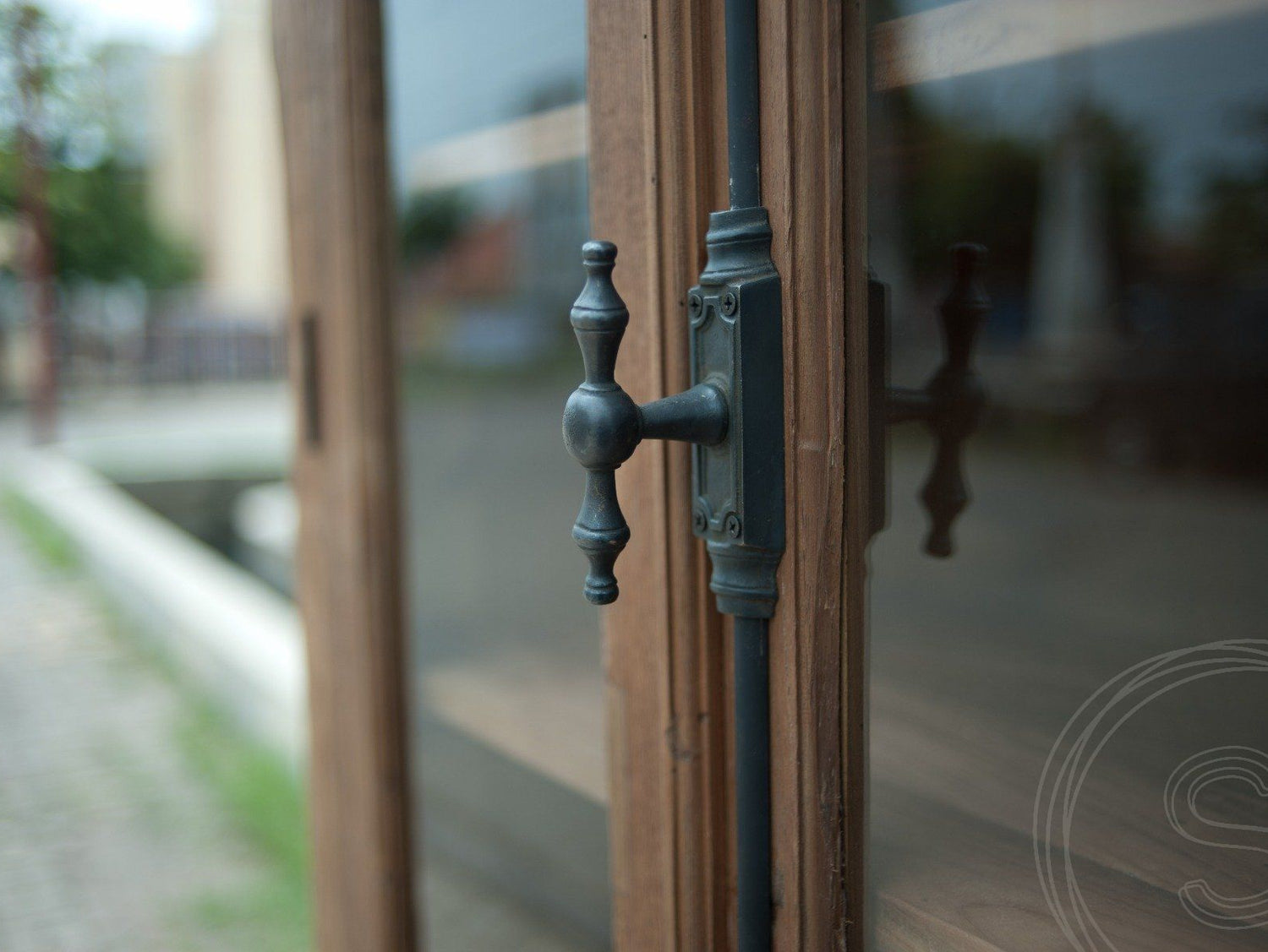 Teak kast 4 deurs oud hout Paris - Souren Meubels