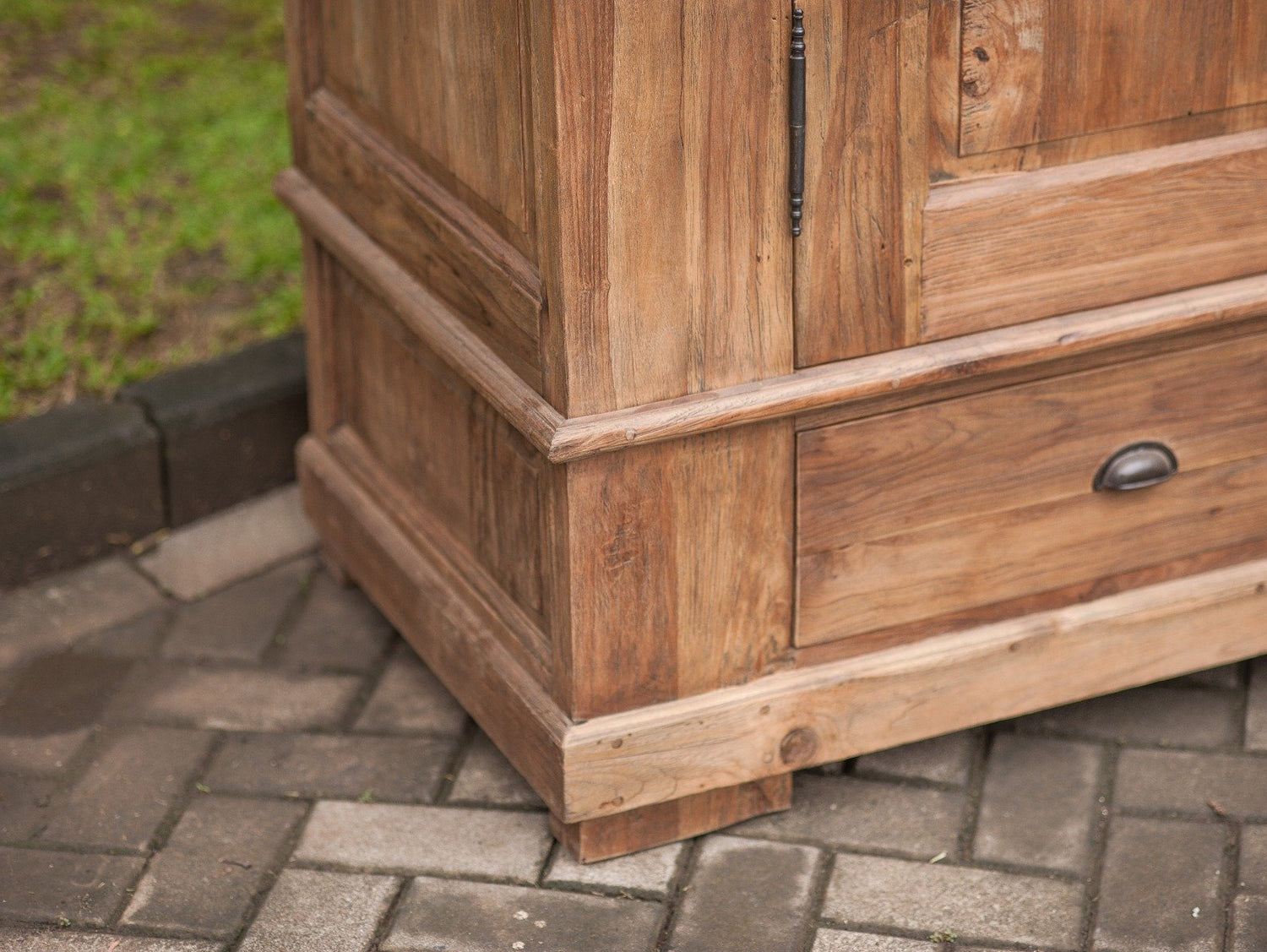 Teak kast 170cm oud hout XL - Souren Meubels