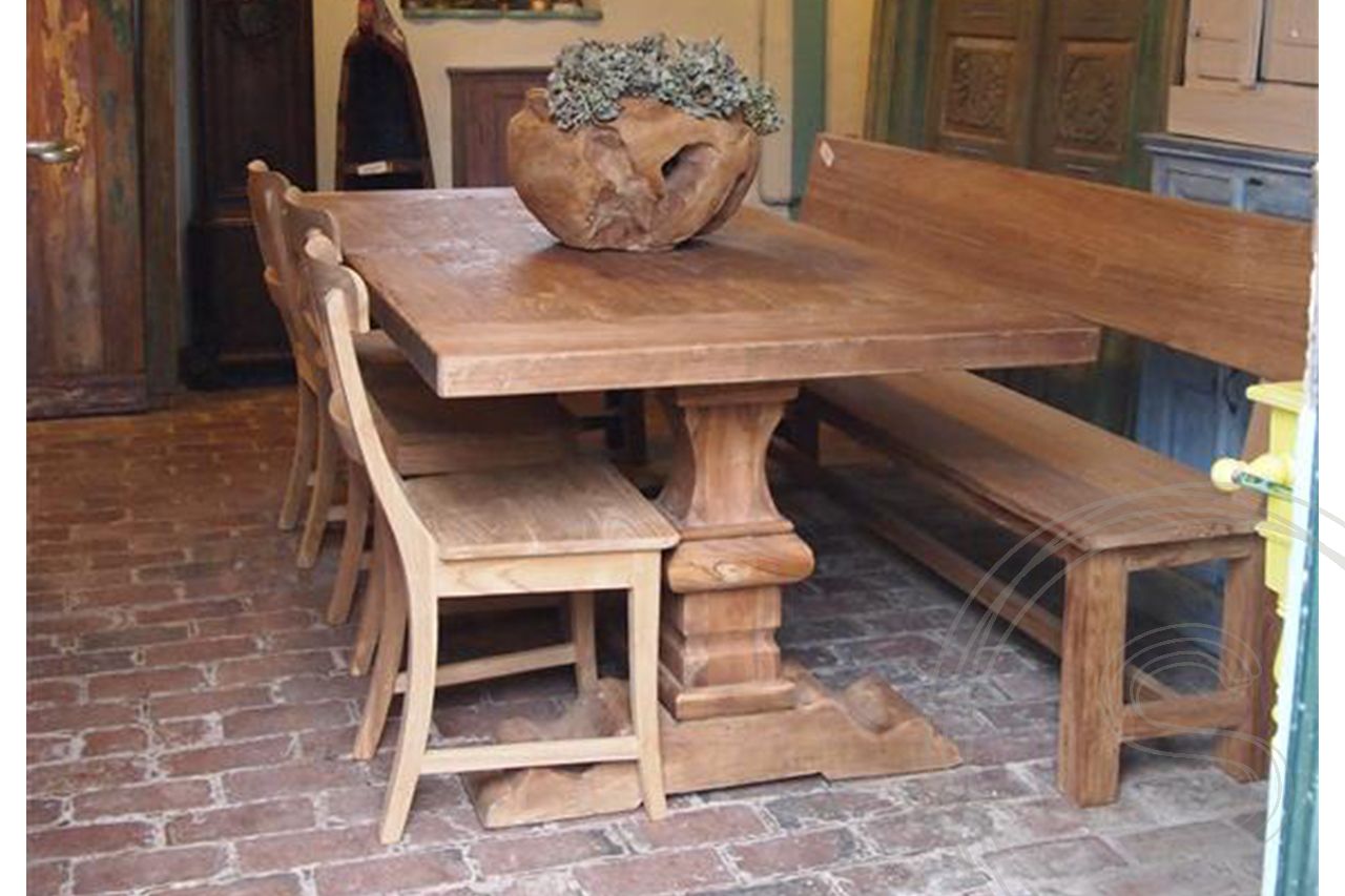 Teak Klostertisch 200x100