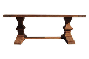 Teak kloostertafel 200x90