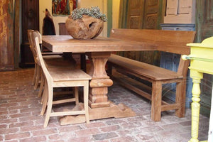 Teak Klostertisch 220x100