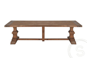 Teak Klostertisch 400x100