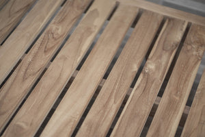 Teak Lounger Algarve mit Rollen