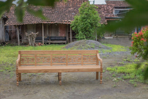 Teak Bahnhofsbank 240cm Exklusive