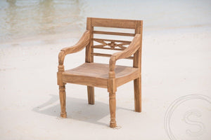 Teak Gartentisch 280x100cm + 10 Stapelstühle