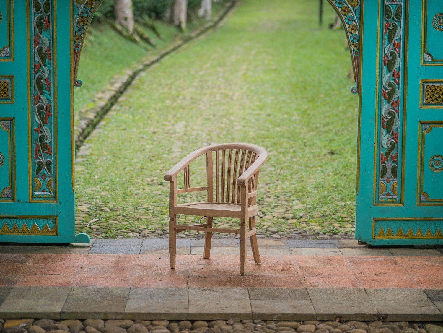 Teak tuinstoel Betawi Gelung - Souren Meubels