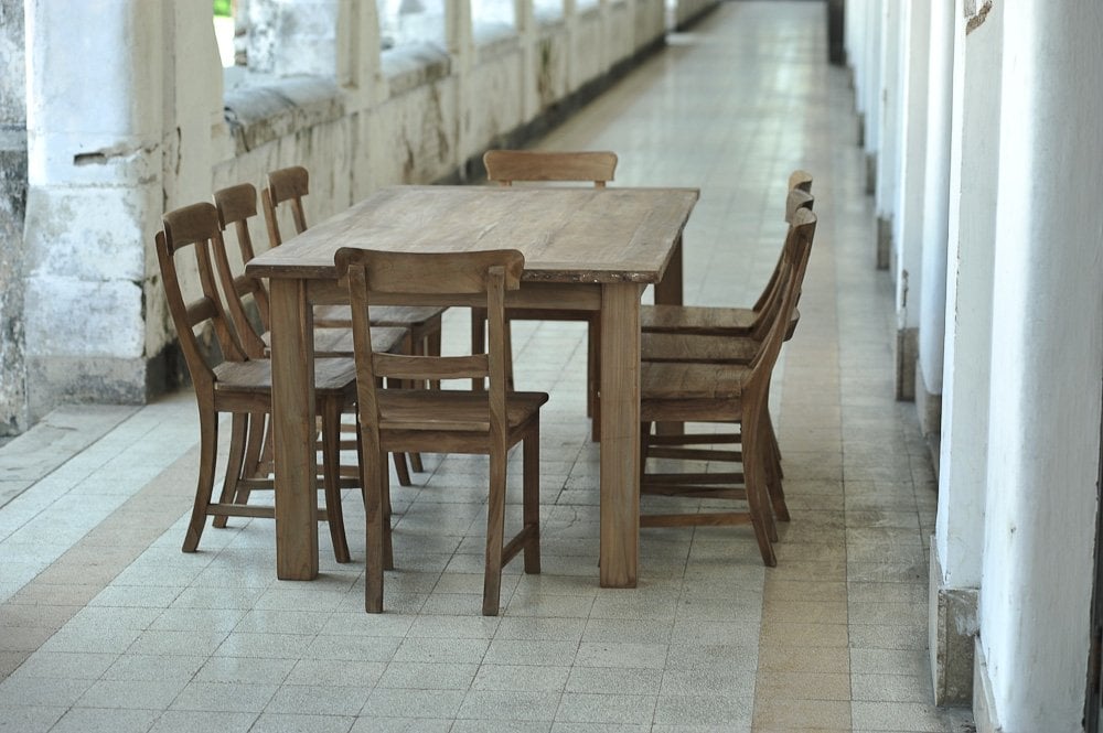 Teak Stuhl Berlin Rustikal