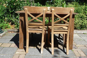 Teak Tisch 120 x 80 Rustikal