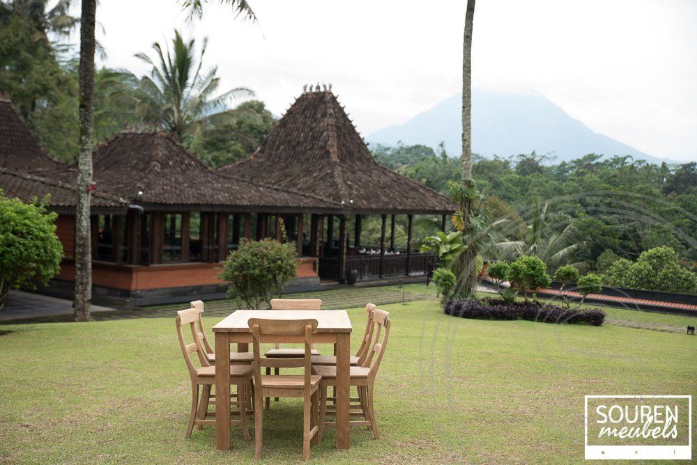 Teak tafel 160 x 90 - Souren Meubels