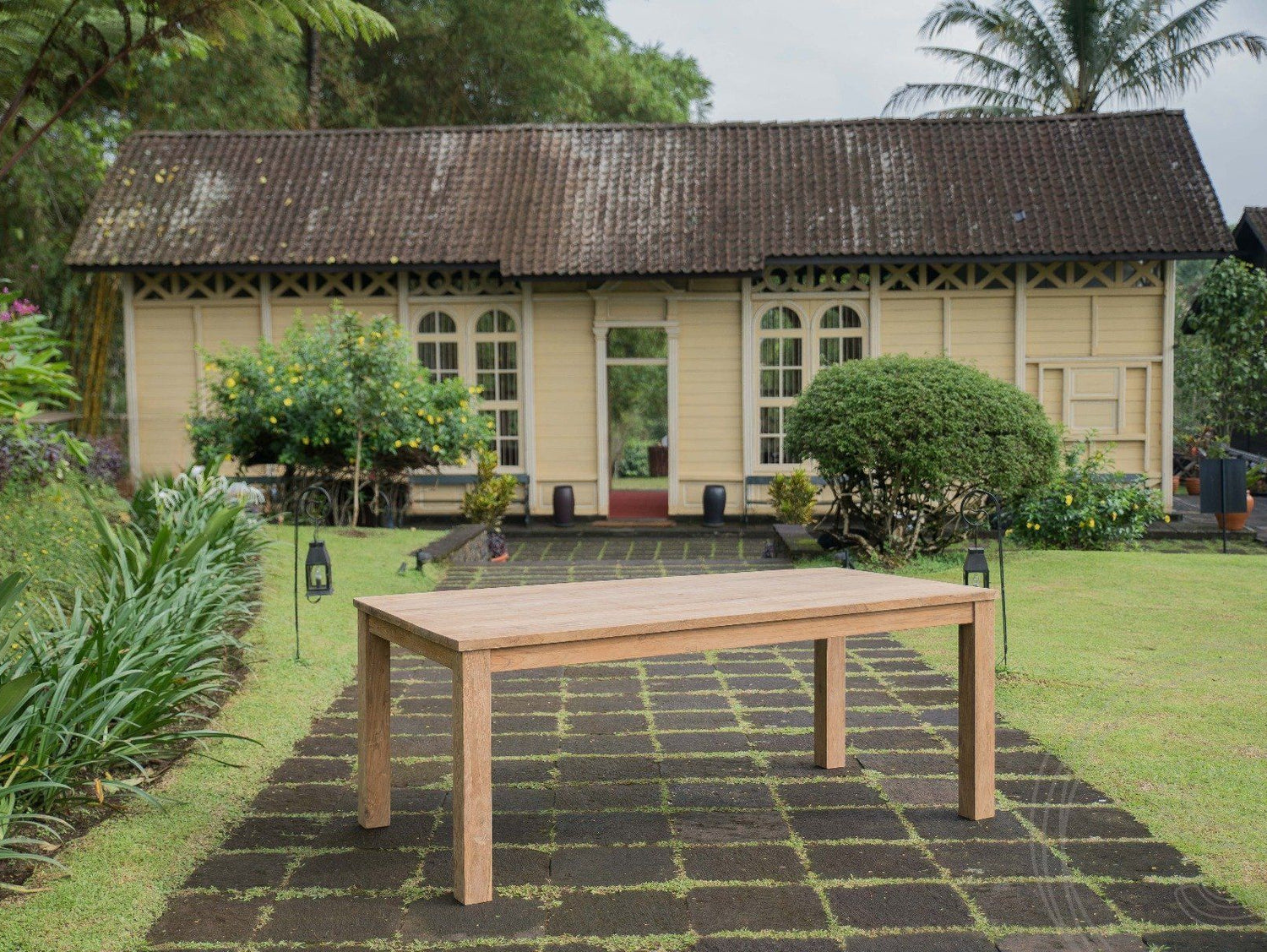 Teak tafel 200 x 90 - Souren Meubels