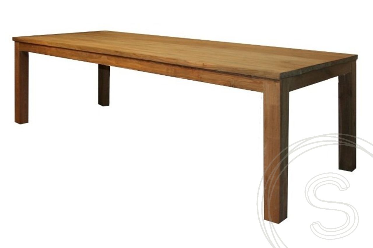 Teak tafel 240 x 100 - Souren Meubels