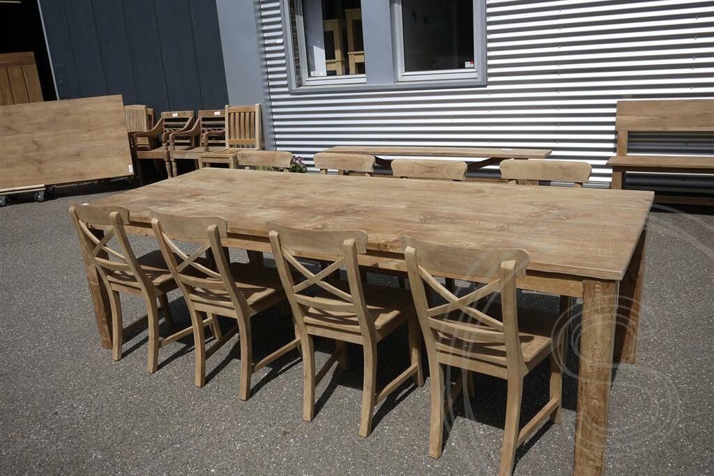 Teak Tisch 260 x 100