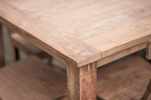 Teak Tisch 260 x 100 Rustikal