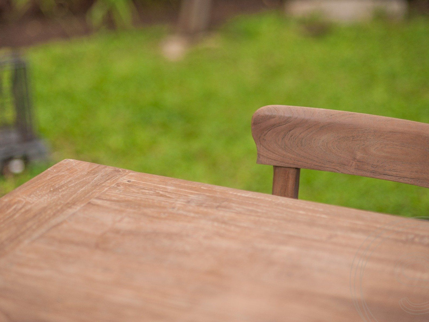 Teak tafel 260 x 100 oud hout - Souren Meubels