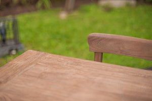 Teak Tisch 260 x 100 Rustikal