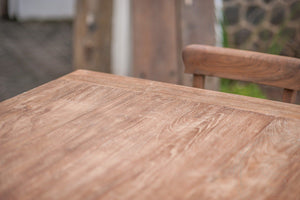 Teak Tisch 260 x 100 Rustikal