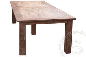 Teak Tisch 320 x 120 Rustikal