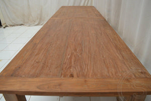 Teak Tisch 350 x 100 Rustikal