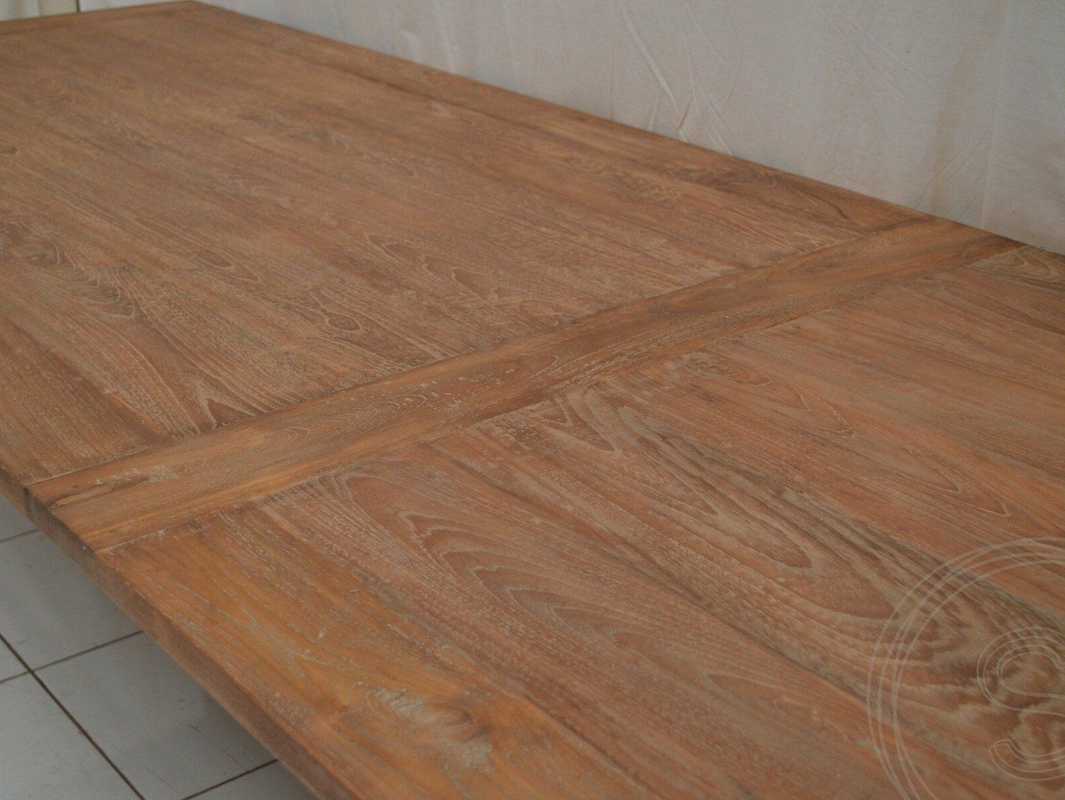 Teak Tisch 300 x 120 Rustikal