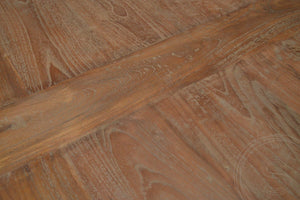 Teak Tisch 350 x 100 Rustikal