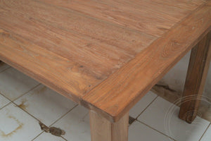 Teak Tisch 350 x 100 Rustikal