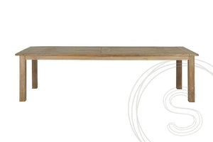 Teak Tisch 260 x 100 Rustikal
