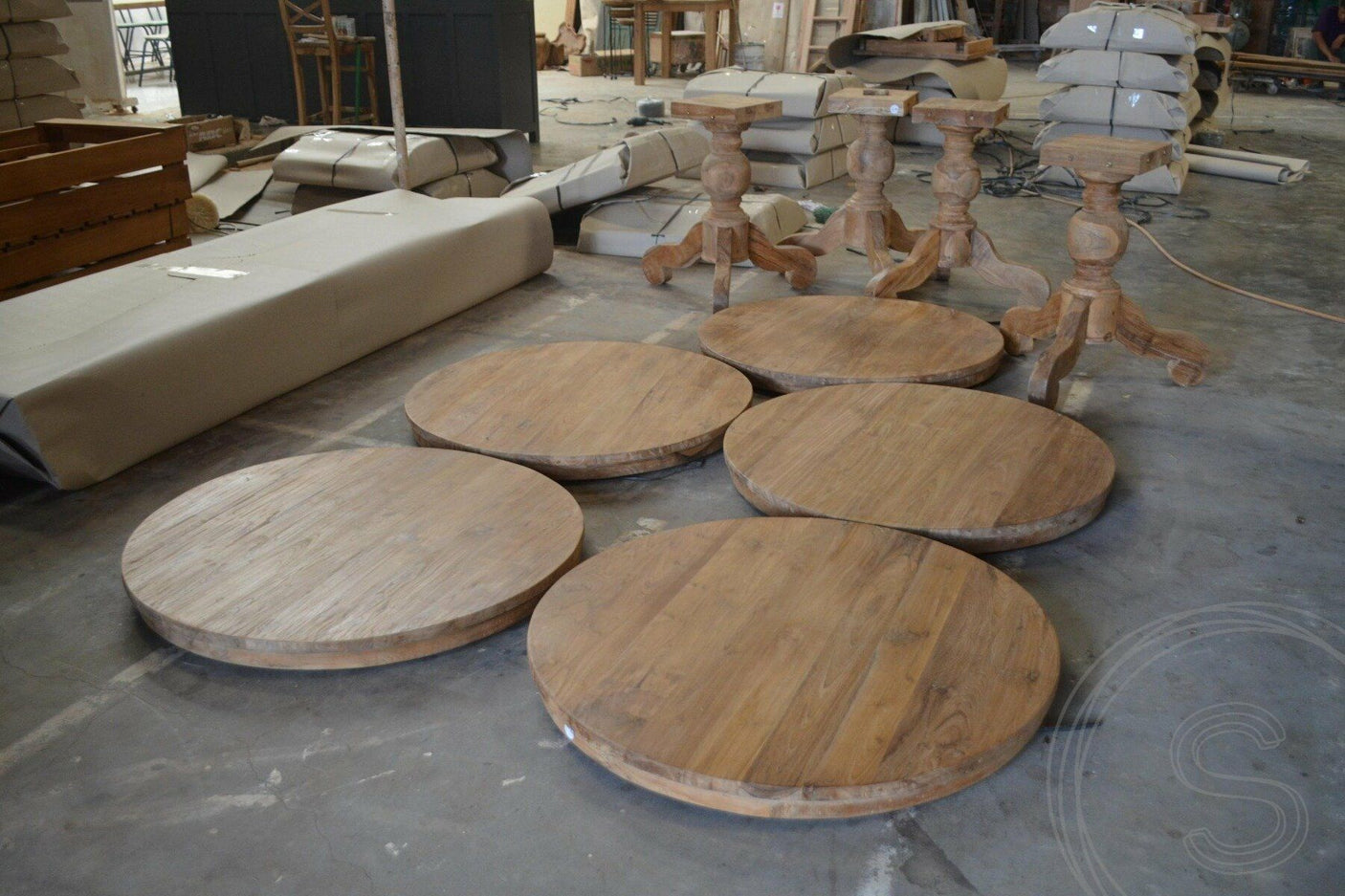 Teak Tisch rund 110cm