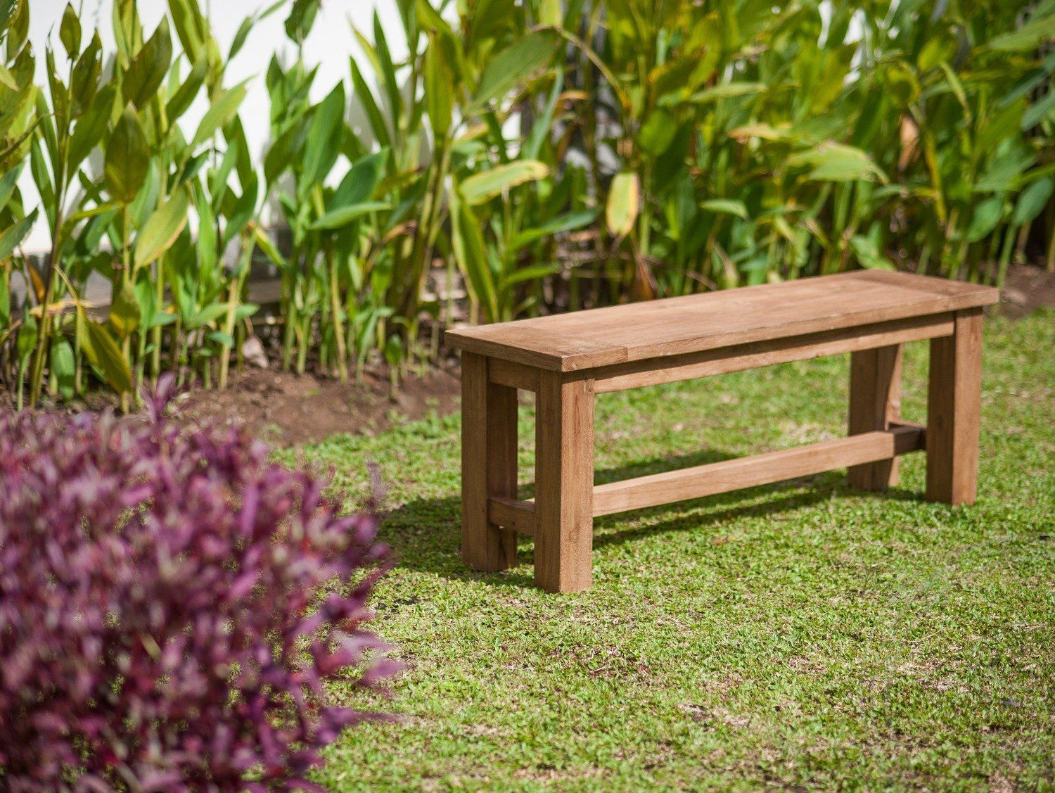 Teak Gartenbank 100cm
