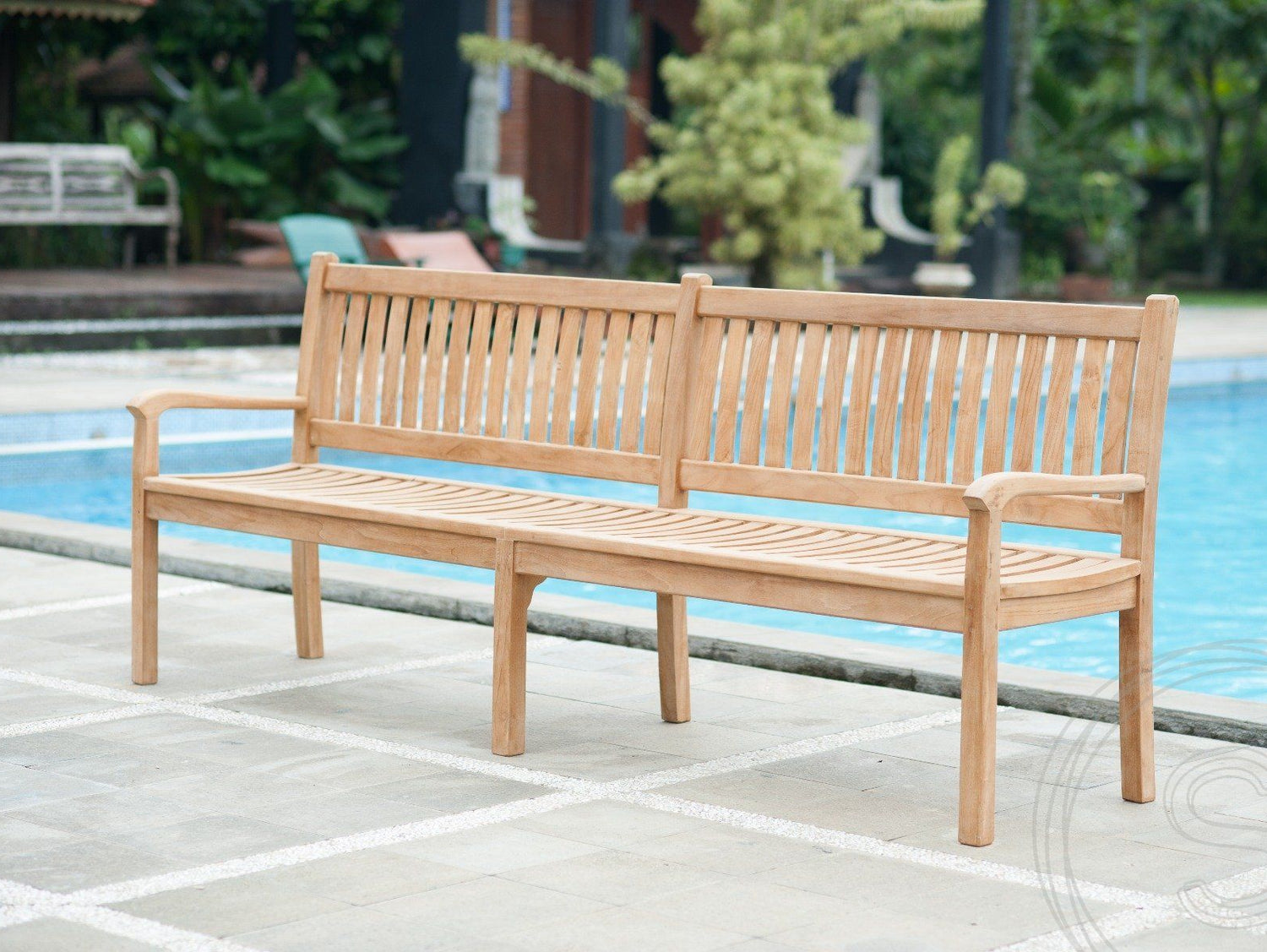 Teak Gartenbank 240cm Beaufort